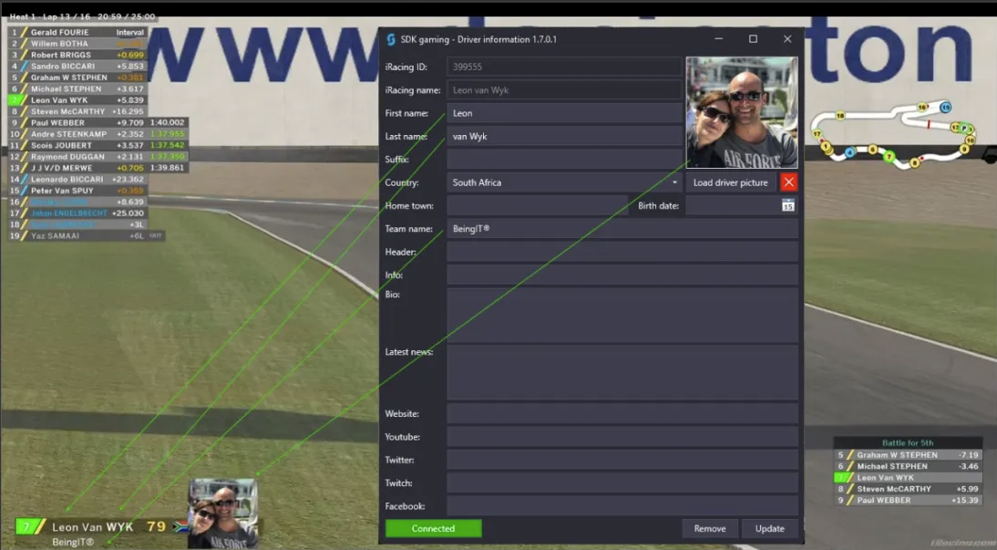 Driver Information to Stream Mappings